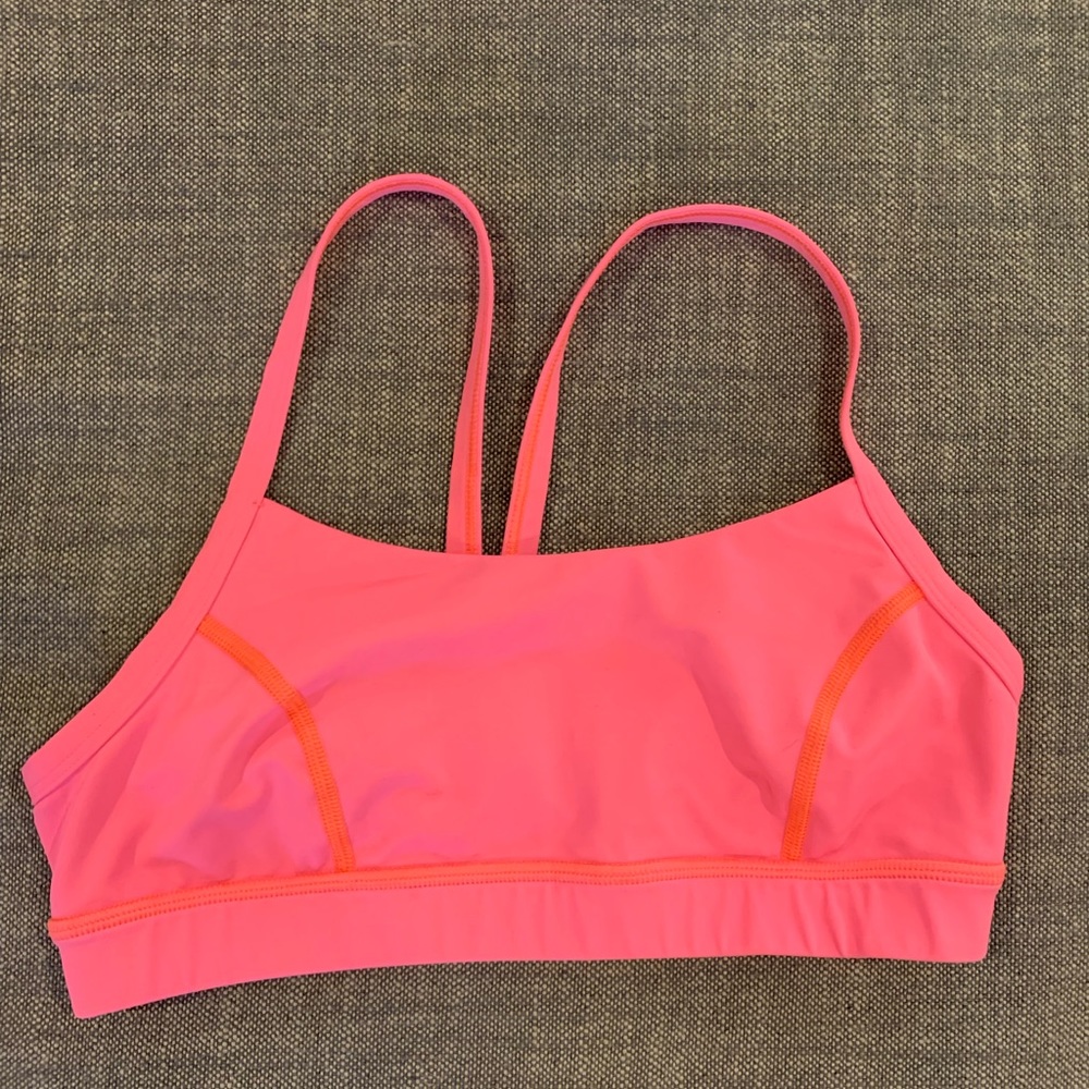 Lululemon hot pink sports bra size 8